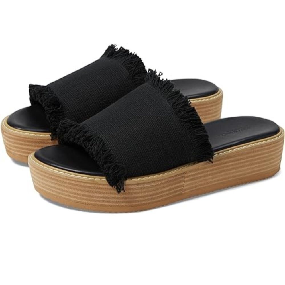 Tony Bianco Ebony Platform Sandals Black